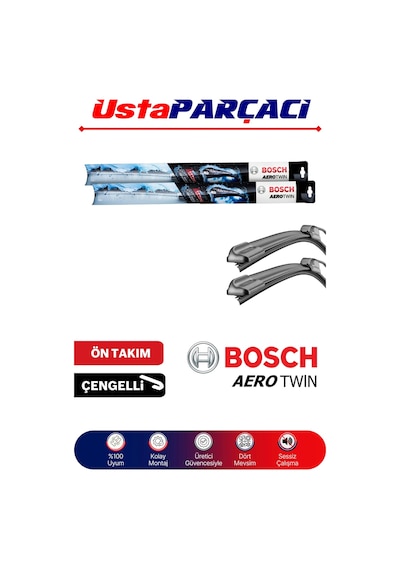 Bosch Chery Tiggo 7 Pro 2023-2026 Aerotwin Silecek Takımı