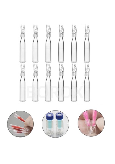 Borox Vial Insert 6x29mm 200µl - Konik Tabanlı - Polyspring Dest