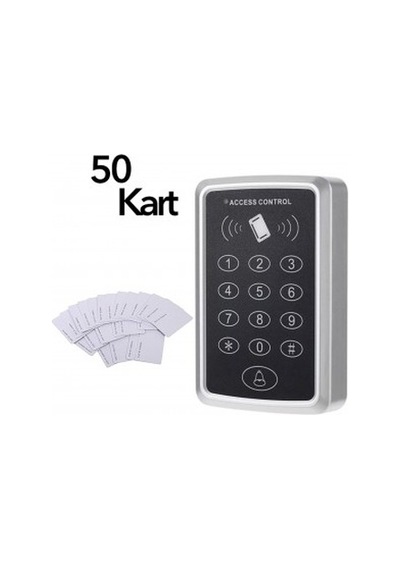Vk-100 Rfid Şifreli Kapı Kilidi + 50 Adet Proximity Kart