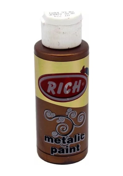Rich Metalik Akrilik Boya 0774 Açık Kahve 120 Cc