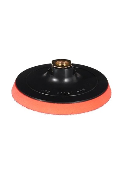 Cırtlı Disk Zımpara Altı, 115 Mm, Kırmızı, Plastik Köpük Arayüz