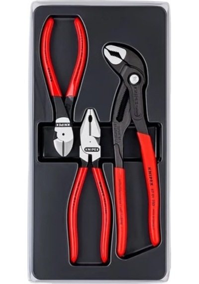 Knipex 00 20 10 3 Lü Ağır Tip Pense Seti