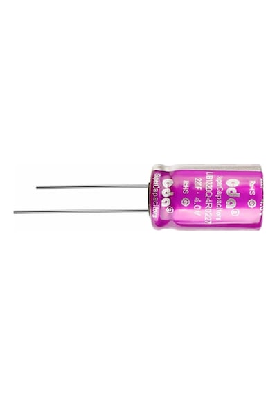 220f 4v 5a Süpercap 13x20mm Dıp Süper Kapasitör Enerji Depolama Güneş Rüzgar Akü Batarya Güç Kaynağı