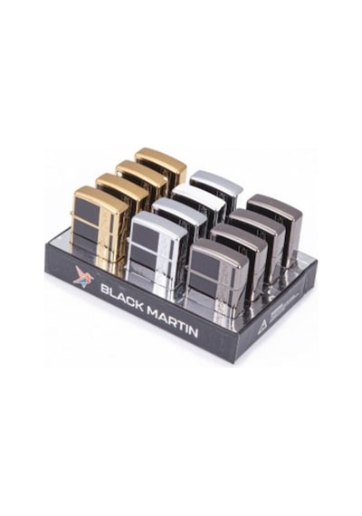 Black Martin Klasik Kapaklı Gazlı Çakmak Pcm0761