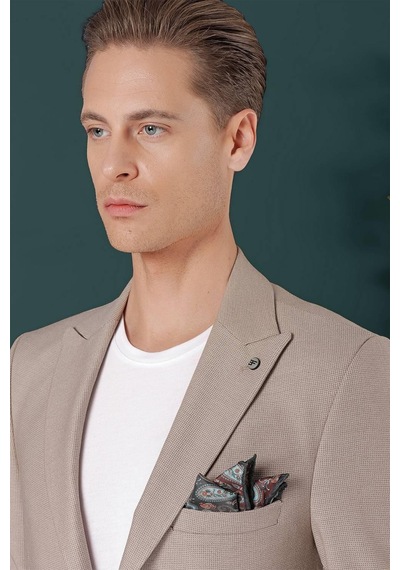 Efor C 659 Slim Fit Bej Spor Ceket Bej