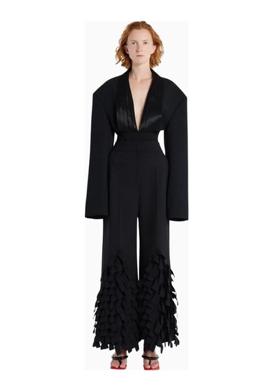 A.w.a.k.e. Mode Yüksek Bel Culottes Geometrik Dikdörtgen Detaylı Şık Ve Modern Tasarım Siyah A.w.a.k.e. Mode Yüksek Bel Culottes Geometrik Dikdörtgen Detaylı Şık Ve Modern Tasarım Siyah