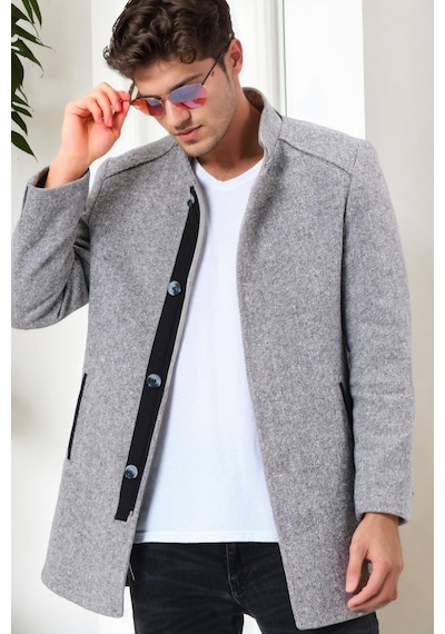 Plt9327 Dewberry Erkek Kaban-diagonal Gri Diagonal Gri