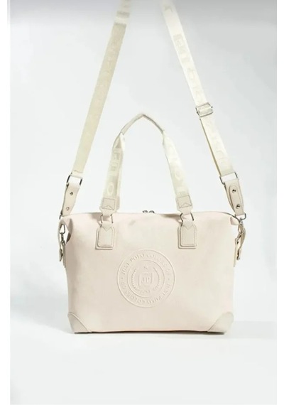 Just Polo Kadın Yeni Sezon Büyük Boy Lüks El Ve Omuz Çantası Shoulder Bag Ebat: 33 X 40 Cm Krem