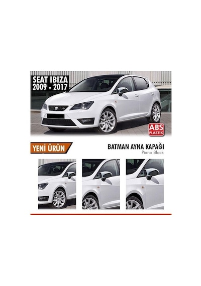 Otoçizgi Seat Ibiza Mk4 2009-2017 Batman Yarasa Ayna Kapağı Otoçizgi