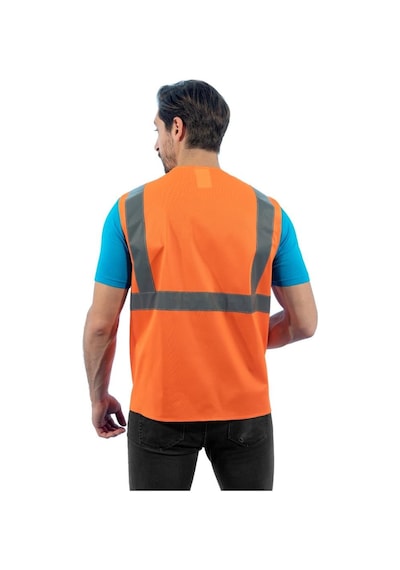 Mühendis Yeleği, Turuncu -52E1000- İş Yeleği-Iş Güvenliği