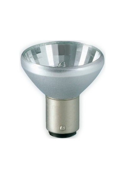 Philips 50W 12V 2800K 25° Ba15D Şeffaf Cam Halojen Çanak Ampul