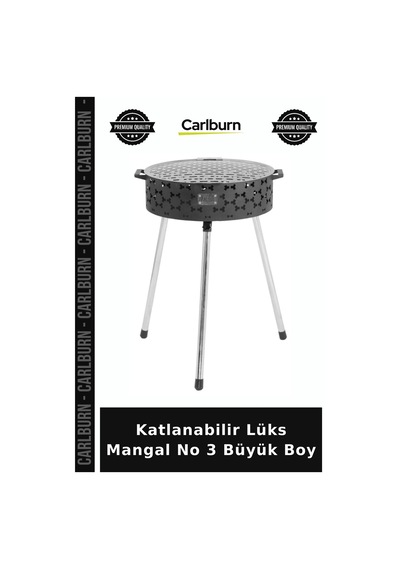 Katlanabilir Lüks Mangal No 3 Büyük Boy Kamp Ateşi Seyahat Tatil Diğer