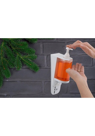 Vialli S7 Sıvı Sabun Şampuan ve Dezenfektan Dispenseri 300 ML Şeffaf