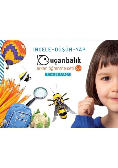 Uçanbalık Yayınları Erken Öğrenme Seti 60+ Kutu