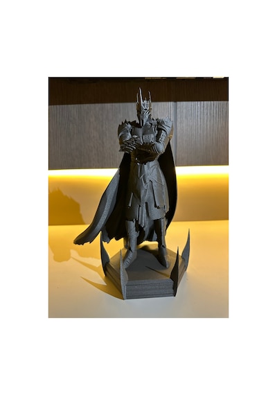Sauron Heykeli- Siyah Sauron Figürü & Heykel-yüzüklerin Efendisi 25 Cm