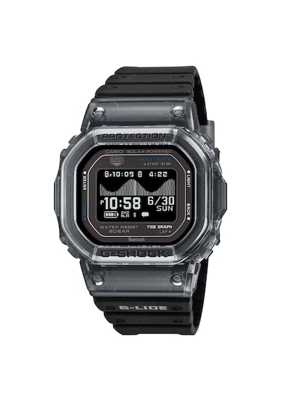 G-shock G-lide Gbx-h5600 Series 44.5 Mm Quartz Saat Gbx-h5600-1dr Gri