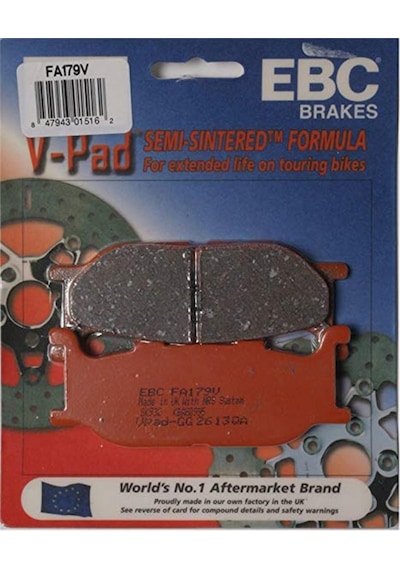 Ebc Fren Balatası Yarı Sinter Fa179v Honda Cbx250s Yamaha Yp400 M
