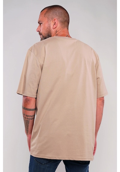 Gabria Katlama Kol Erkek T-shirt Vizon