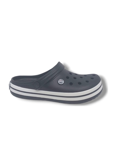 Zerhan Cflex 145 Unisex Siyah Beyaz Siyah Sabo Terlik Sandalet Siyah