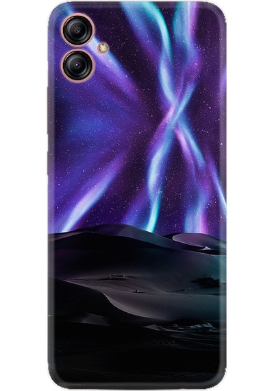 Samsung Uyumlu Galaxy A04E Kılıf Resimli Desenli Silikon Platinium Series Kuzey Iışkları 1864