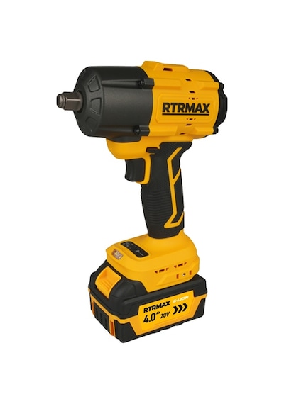 Kömürsüz Akülü Somun Sıkma 1000nm 20v 2x4 Ah Akü+rts5008 Rtrmax Slion Hpower