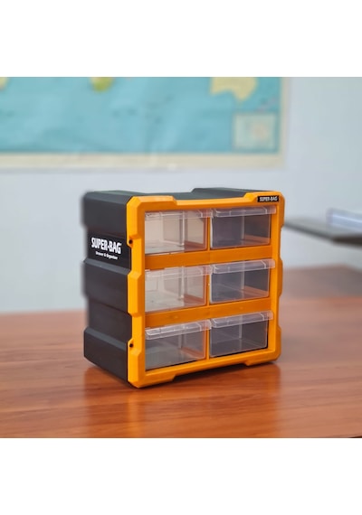 Super Bag 6’Lı Küçük Monoblok Çekmece Seti Asr-6008