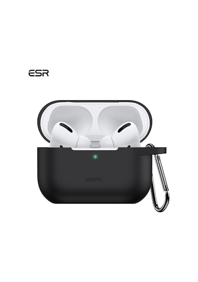 Apple AirPods Uyumlu Pro / Pro 2 Bounce Carrying Kılıf Siyah