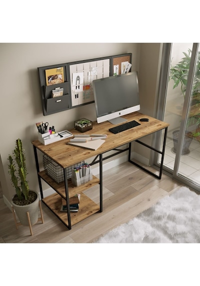 Atlantis 120cm Metal Çalışma Masası Atl26-a Çam Atlantik Çam Atlantis 120cm Metal Çalışma Masası Atl26-a Çam Atlantik Çam