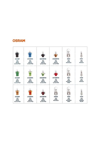 OSRAM 12V AMPUL AMPUL SETİ (180 ADET)