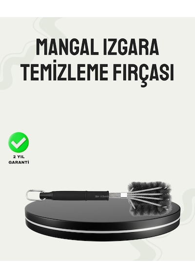 Paslanmaz Çelik Telli Mangal Temizlik Fırçası Renkli