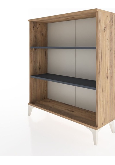 Arges Şifonyer 2 Raflı 88x30x106 Çam-antrasit Atlas Çam