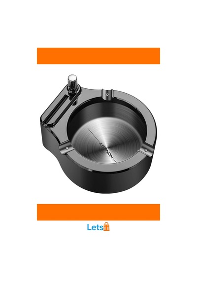Paslanmaz Çelik Şık Metal Kibritli Küllük