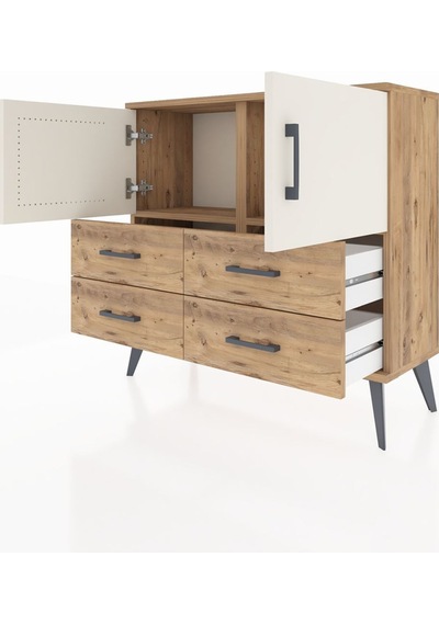 Arges Şifonyer 2 Raflı 4 Çekmeceli 2 Kapaklı 88x30x80 Çam-aytaşı/çam Aytaşı/çam Arges Şifonyer 2 Raflı 4 Çekmeceli 2 Kapaklı 88x30x80 Çam-aytaşı/çam Aytaşı/çam
