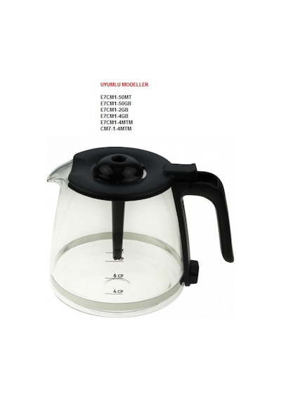 Electrolux Uyumlu E7CM1-4MTM Kahve Makinesi . Cam Demlik - Hazne