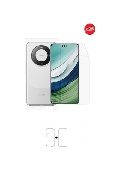 Huawei Mate 60 Pro Ön, Arka Ve Yan 360 Derece Tam Kaplama Tpu Film