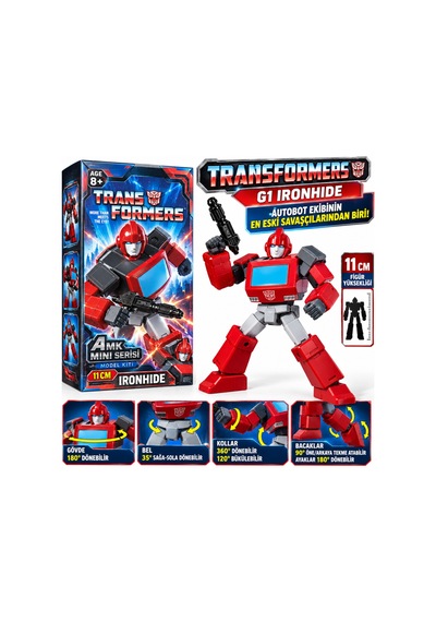 75321 Figür Transformers Mını Serıes Wave3 G1 Ironhıde Trns