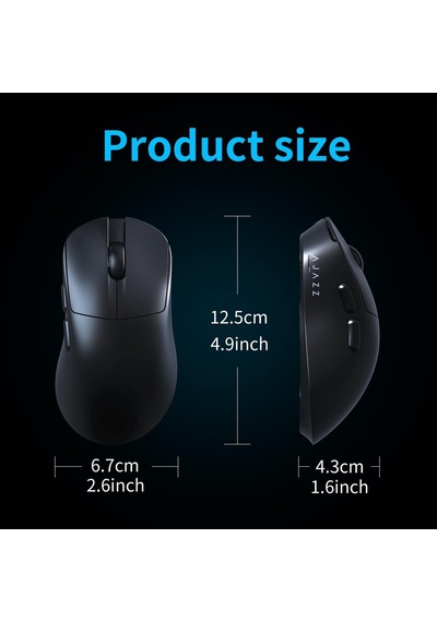 Ajazz Aj179 V2 3 Modlu 1000hz 12.000 Dpı Ergonomik Tasarım Paw 3311 Optik Sensör Gaming Mouse - Siyah Genel Ajazz Aj179 V2 3 Modlu 1000hz 12.000 Dpı Ergonomik Tasarım Paw 3311 Optik Sensör Gaming Mouse - Siyah Genel