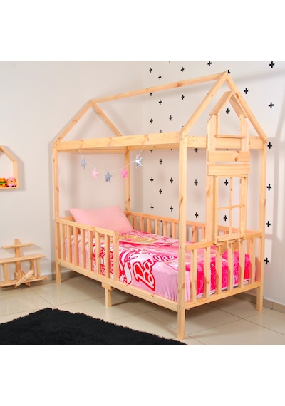 Markaawm Montessori Yatak Çocuk 90X190 Karyola Bebek Beşik Oyun Alanı (478867327) Akçaağaç
