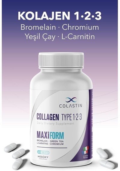Maxiform Kolajen Tip 1 2 3 Güzellik Ve Form Bir Arada 3 Al 2 Öde 180 Tablet