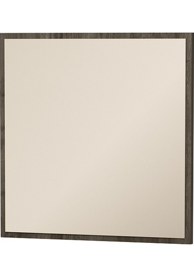 Dekorosso Sır Modern Dekoratif Salon Banyo Kare Ayna Ceviz