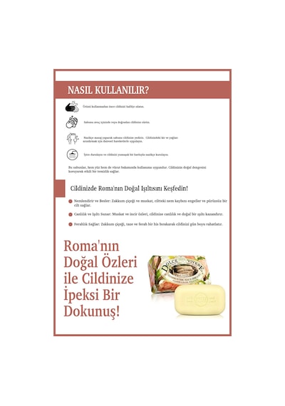 Nesti Dante Dolce Vivere Roma Vegan Bakım Sabun 250 G