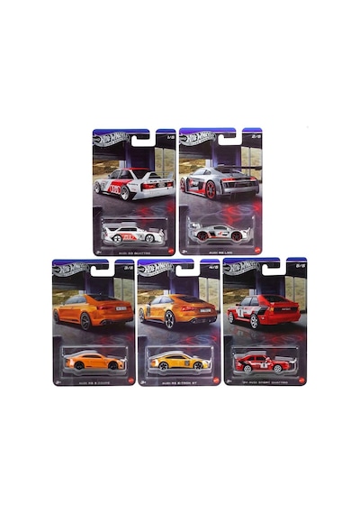 Hot Wheels Silver Series Audi 5'li Set Grt01-979q Çok Renkli