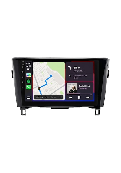 Nissan Qashqai Android Multimedya 2014-2020 360 Kamera Carplay Android Auto 4gb Ram 64gb 9"