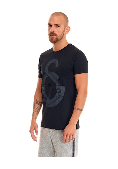 Gsstore Galatasaray Ata İmza T-Shirt Özel Tasarım Ahşap Kutulu Siyah