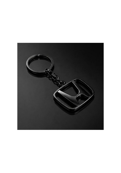 Honda 3d Metal Otomobil Anahtarlığı - Siyah Kaplamalı Oto Anahtarlık