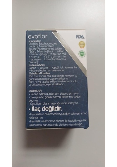 Evoflor Probiyotik Takviye 10 Kapsül 10 Milyar Cfu