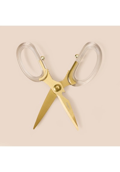 Paslanmaz Çelik Mutfak Makası - Gold - 20 Cm