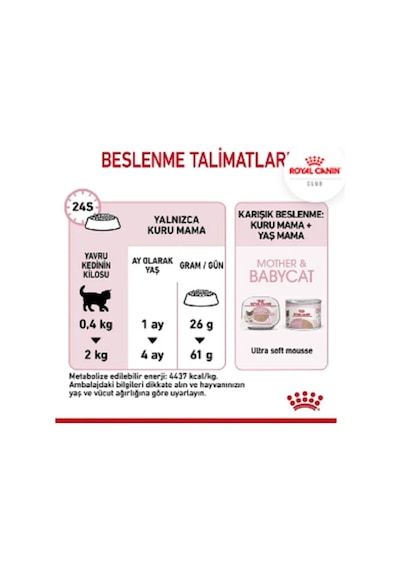 Royal Canin Fhn Mother & Babycat Anne & Yavru Kuru Kedi Maması 2 Kg