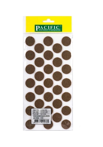5 Adet Pacific Zemin Koruyucu Yapışkan Yuvarlak Keçe 24 mm