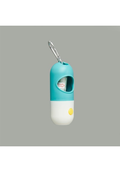 Ledli Kedi Köpek Poşet Taşıma Çantası - Mavi - 16 Cm